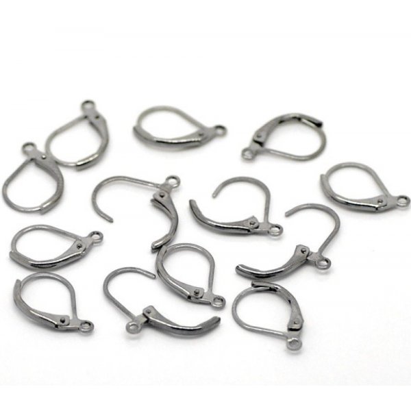 Halter Ohrring Schl&auml;fer Nr. 21 x 10 Paar