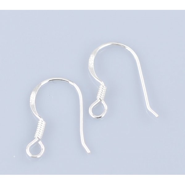 Halter Haken-Ohrring in 925er Silber Nr. 02 x 1 Paar