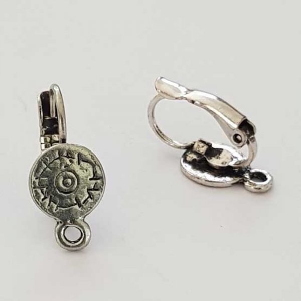 Halter Ohrring Dormeuse N&deg;106 x 1 Paar Silber