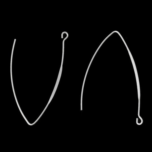 Ohrringhalter im Furcula-Stil Silber Nr. 01 x 10 Paare