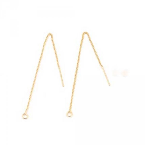 Ohrringhalter Nr. 27-02 Kette mit 18K Gold plattiert