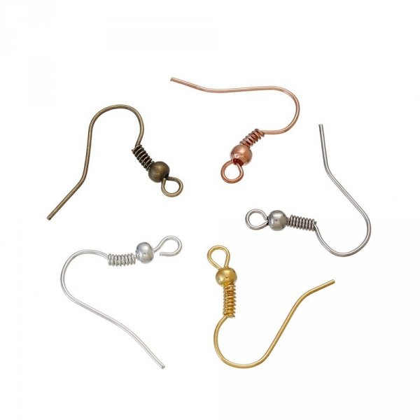 Ohrringhalter Haken Nr. 23 Mixed x 125 Paare.