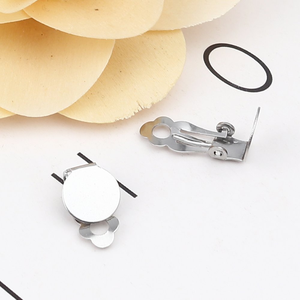 Halterungen Ohrringe Clips Plateau Nr. 06 x 5 Paar