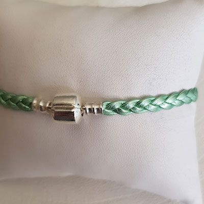 Europäisches geflochtenes Clip-Armband Uni 03 VON 15 BIS 23 CM Sylvergreen