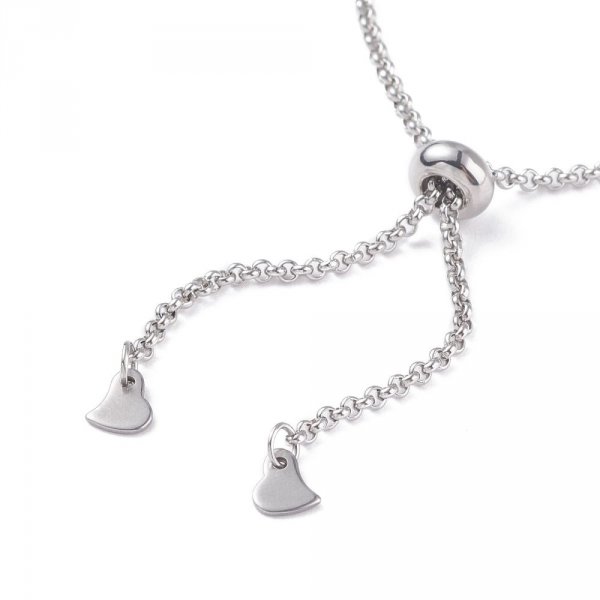 Bracelet Coulissant Acier Inoxydable Chaine Rolo N&deg;01