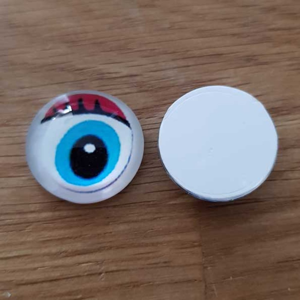 cabochon rond en verre 18mm divers 006