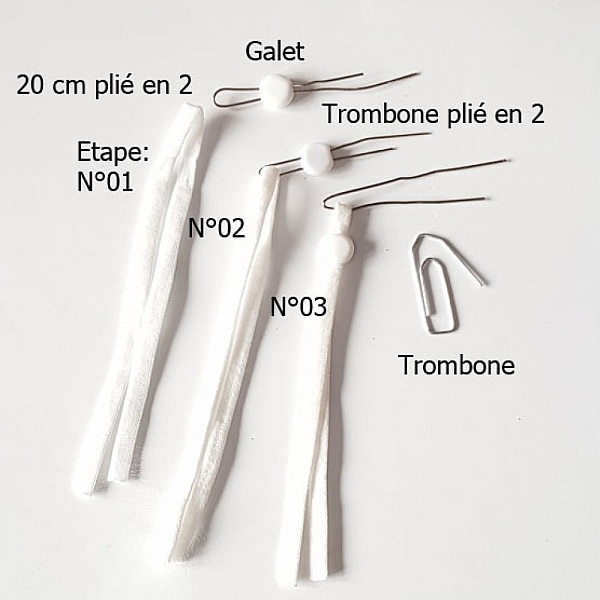 Kit 20 Elastische B&auml;nder wei&szlig;e Schnur mit verstellbarer Schnalle Befestigung f&uuml;r Masken...
