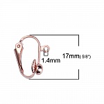 Support Ohrring Clip N°04 x 5 Paar