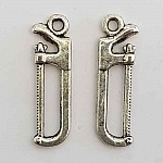 Charm Werkzeug Säge Nr. 01 Silber