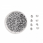 Set mit 200 Ohrstöpseln Nr. 03 (d. h. 100 Paare), die für Ohrringe verwendet werden können.