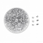 Set mit 200 Ohrstöpseln Nr. 04 (d. h. 100 Paare), die für Ohrringe verwendet werden können.