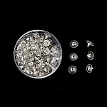 100 Stück N°05 (50 Paare) Ohrstöpsel für Ohrringe.