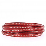 Leder Kugel Khaki 06 mm mit Kette Kugel Nickel free pro 20 cm