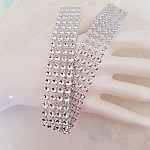 Strassband Silber pro 0.22 cm Pro 2 Stück.