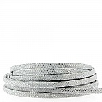 1 Meter Lanyard Eidechse Grau/Silber 05 mm