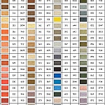 Anchor Mouliné-Stickgarn, Farbe 0307