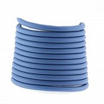 1 Meter Pvc-Hohlfaserschnur 4 mm Marineblau Pastell