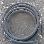1 Meter Pvc-Hohlfaserschnur 4 mm Dunkelgrau Pastell