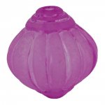 Perle Lucite Form Lampion Gestreift Amethyst