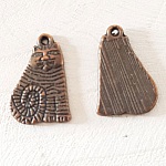 Katzen-Brosche Nr. 23 Kupfer