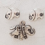 Elefant Charm Nr. 06 x 3 Stück