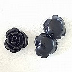 Synthetische Blume 13 mm N°03-10 Schwarz