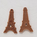 Eiffelturm-Anhänger Charm Harz Braun