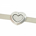 10 mm Zamak-Schlaufe Nr. 52 Silber