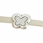 10 mm Zamak-Schlaufe Nr. 53 Silber