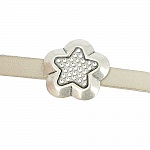 10 mm Zamak-Schlaufe Nr. 54 Silber