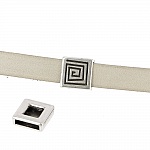 13 mm Schlaufe aus Zamak N°04 Silber