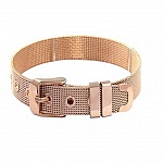 Armband Edelstahl 10 mm Roségold