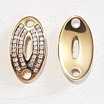 04 mm Zamak-Verbinder Nr. 03 Vergoldet