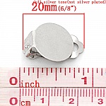20 Halterungen Ohrringe Clips Plateau Nr. 01 x 10 Paare