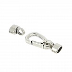 10 mm Karabinerverschluss für Leder aus Zamak