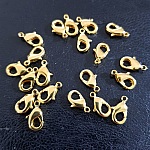 20 Karabinerverschlüsse 12 x 07 mm Vergoldet.