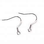Halter Ohrring Haken Edelstahl Nr. 06 x 1 Paar