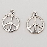Peace & Love Charm N°03 Silber 