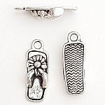 Schuh Charm Nr. 28 Silber