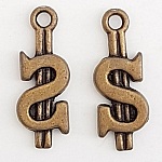 Dollar Charm Nr. 02 Bronze