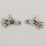 Hand Charm 'MADE HAND' N°03 Silber