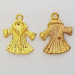 Charm Kleidungsstück Jacke Nr. 01 Vergoldet.