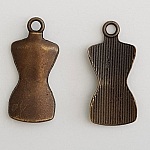 Charm Kleidungsstück Büste Nr. 01 Bronze