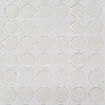 4 selbstklebende 25 mm Harz Cabochons Transparent