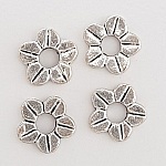 Blume Metall Charm Nr. 108 Silber