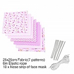 Maskenmaterial-Set Rose