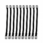 Elastischer Clip Verstellbare Maskenverlängerung Ohrhaken Schwarz Maskenverlängerung