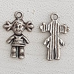 Kinder Charm Nr. 57 Mädchen Silber