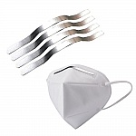 500 Stück Nasenstegband Thermokleber Maskenzubehör Nr. 01 Nasensteg Nasenbügel Nasenklammer für Masken.