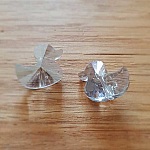 Charm Anhänger aus facettiertem Glas Ente Nr. 01-01